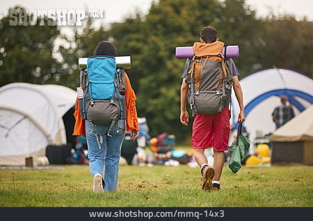 
                Camping, Festivalbesucher                   