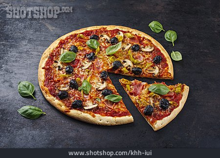 
                Pizza, Pizzastück                   