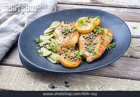 
                Italienische Küche, Piccata Di Pollo                   