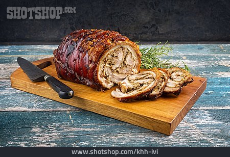 
                Schweinerollbraten, Porchetta                   