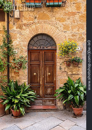 
                Wohnhaus, Tür, Toskana                   