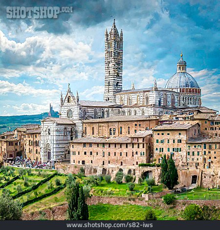 
                Altstadt, Siena                   