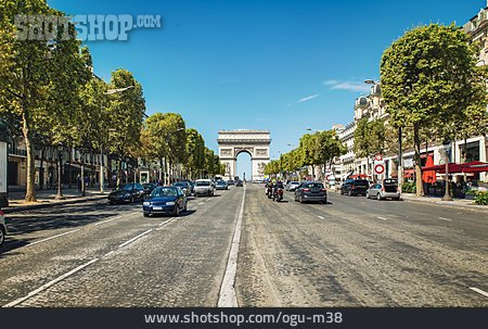 
                Triumphbogen, Paris, Prachtstraße                   