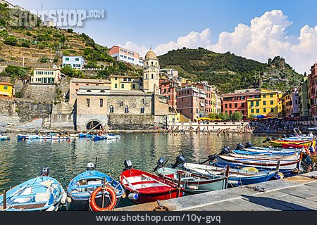 
                Hafen, Ligurien, Vernazza                   