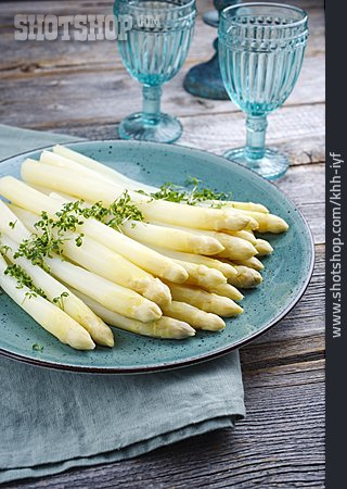 
                Beilage, Weißer Spargel, Spargelgemüse                   