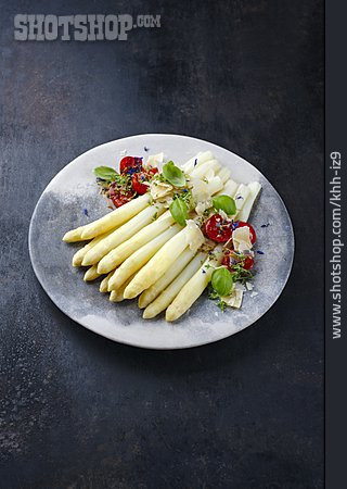 
                Vegetarisch, Weißer Spargel, Gedünstet                   