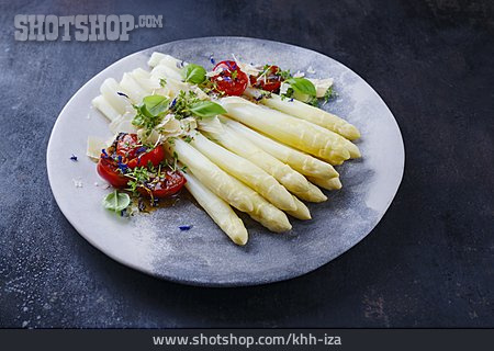 
                Vegetarisch, Mittagessen, Spargelgericht                   