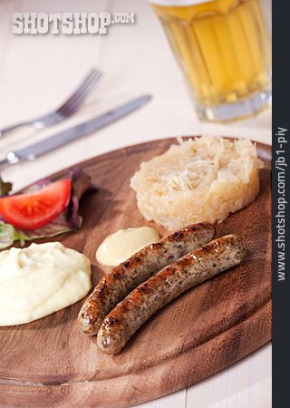 
                Bratwurst, Abendbrot                   