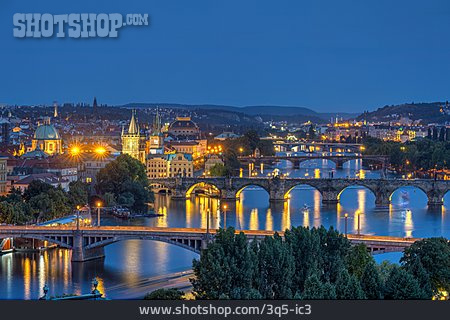 
                Prag, Brückenpanorama                   