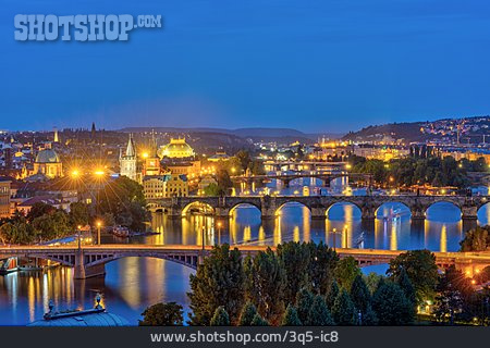 
                Prag, Brückenpanorama                   