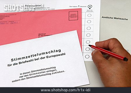 
                Wählen, Briefwahl, Europawahl                   