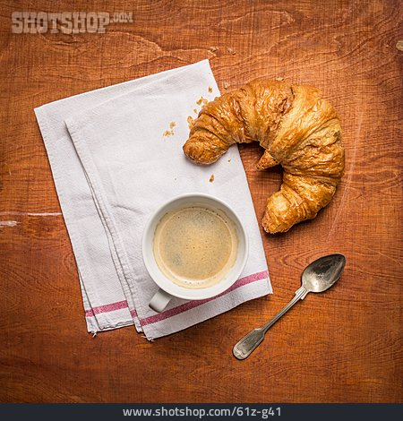 
                Kaffee, Croissant, Frühstück                   