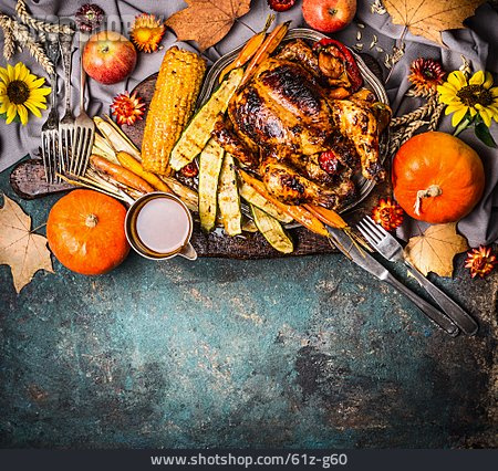 
                Erntedank, Hühnchen                   