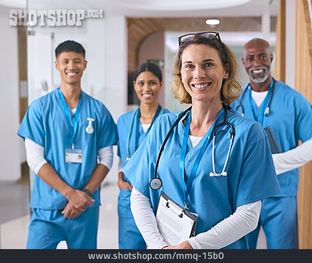 
                Team, Krankenhaus, ärztin, Gruppenbild                   