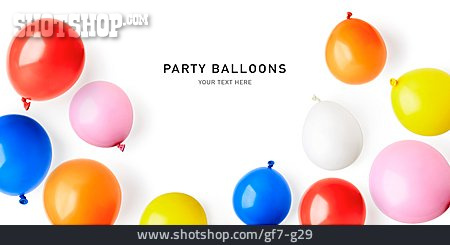 
                Party, Luftballons, Balloons                   