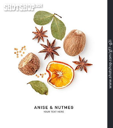 
                Anis, Muskatnuss, Anise, Nutmeg                   