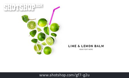 
                Zitronenmelisse, Limette, Lime, Lemon Balm                   