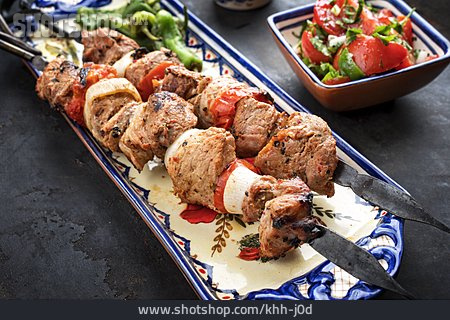 
                Schaschlik, Fleischspieß, Souvlaki                   