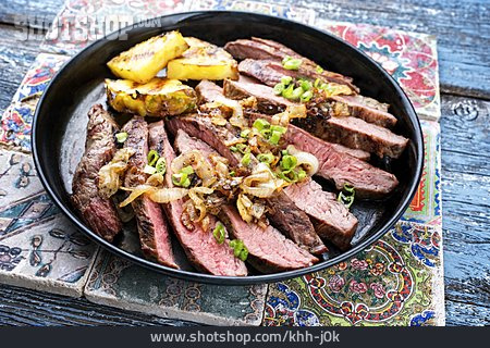 
                Rindersteak, Mittagessen                   