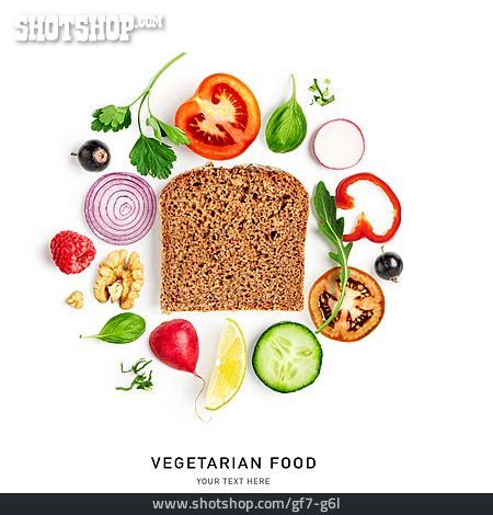 
                Vegetarian Food, Vegetarisches Essen                   