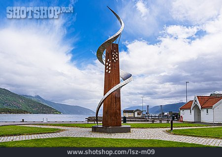 
                Skulptur, Kunstwerk, Balestrand                   