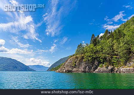 
                Norwegen, Fjord, åkrafjord                   