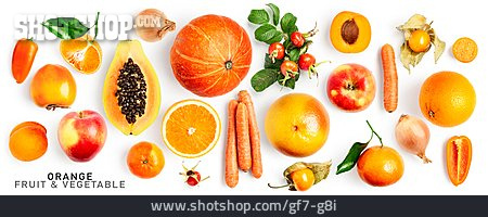 
                Orange, Fruit & Vegetables, Obst & Gemüse                   