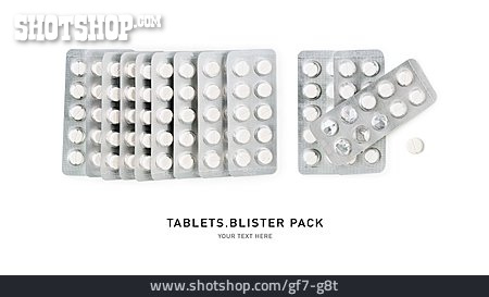 
                Tablette, Blisterpackung                   