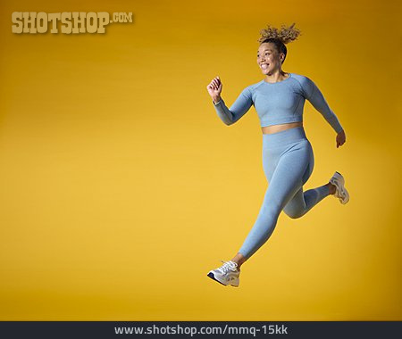 
                Sportlich, Läuferin, Curvy-model                   