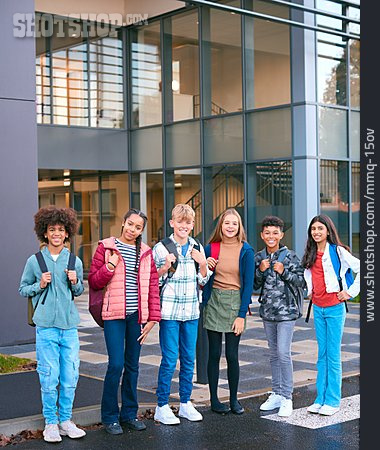 
                Schüler, Gruppenbild, Schülerinnen                   