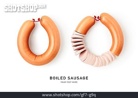 
                Brühwurst, Boiled Sausage                   