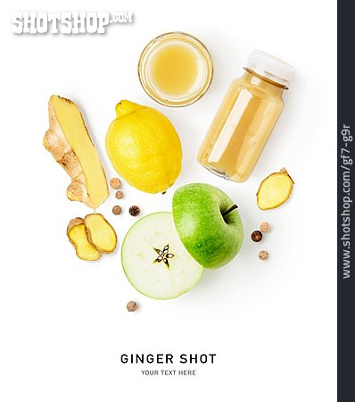 
                Ingwer-shot, Ginger Shot                   