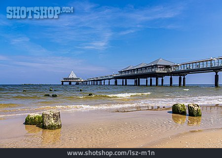 
                Strand, Ostsee, Seebrücke Heringsdorf                   