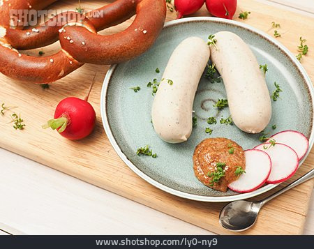 
                Süßer Senf, Weißwurst                   