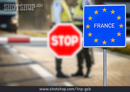 
                Grenze, Frankreich, Einwanderung                   